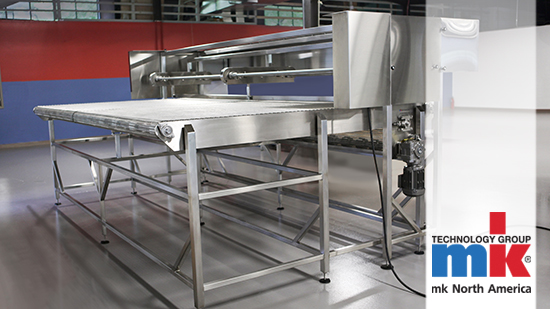 High temperature conveyor with metal mesh belting from mk North America