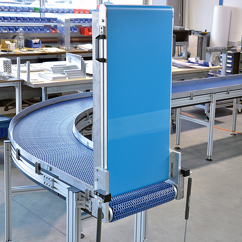 Lift gate conveyor for line access
