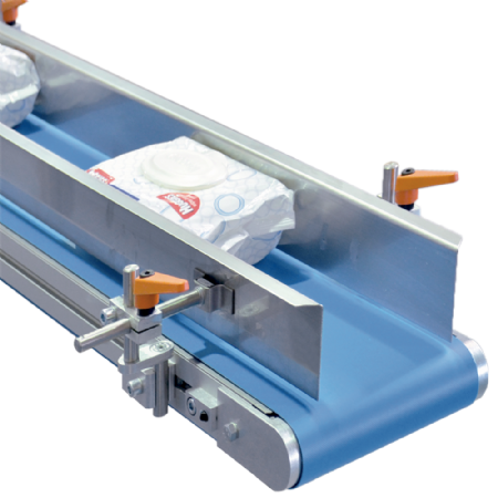 GUF-P 2000 belt conveyor with side rails