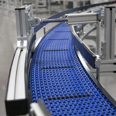 KMF-P 2040 Curve Belt Plastic Modular Belt Conveyor