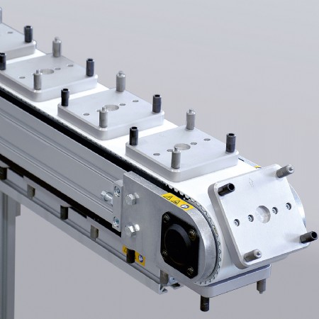 ZRF-P 2040 Timing Belt Conveyor with Locating Fixture Attached