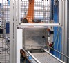 Extruded Aluminum Machine Guard Surrounding an Industrial Conveyor