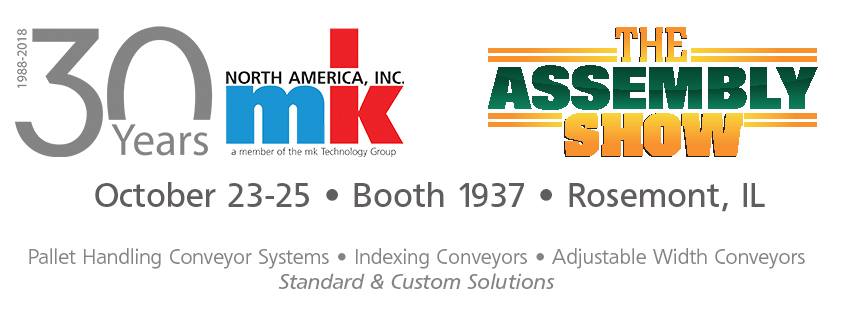 mk North America to Exhibit at Assembly Show 2018