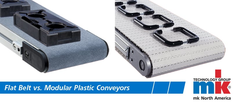 Modular Plastic and Flat Belt Conveyor systems