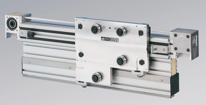 Custom t-slot extruded aluminum linear module