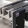 Duplex chain conveyor with head drive