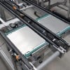 Pallet transfer conveyor system
