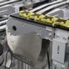 VersaFlex flat top chain conveyor accumulating products