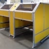 Machine guard with yellow paneling