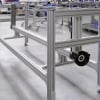 Extruded aluminum t-slot frame with linear module