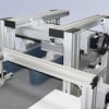 Flat belt conveyors used as grippers with linear module