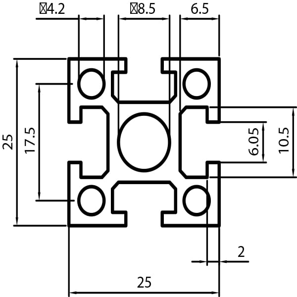 mk profile 2025.01 with dimensions