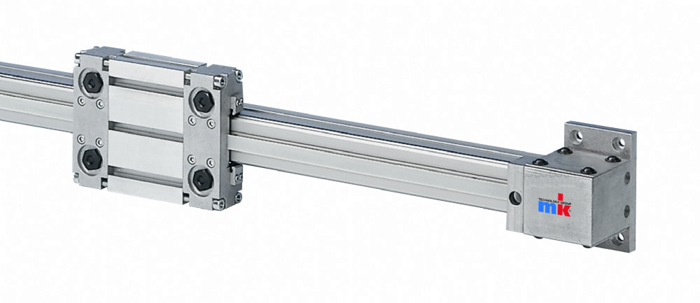 Side View of LZR Extruded Aluminum Linear Positioning Module