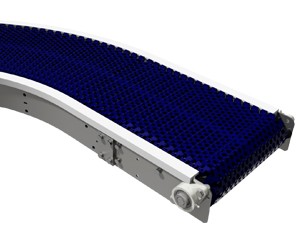mk offers the CRM-200 curve plastic modular belt stainless steel sanitary conveyor
