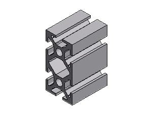 Aluminum T-slot 40x40 profile 2-hole join flat connect 80x38x6mm plate,  4-pieces