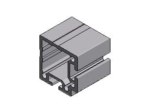 Aluminum T-slot 4040 extruded profile 40x40-8mm Box frame, size  620x580x380mm