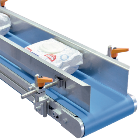 GUF-P 2000 belt conveyor with side rails