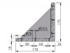 Profile Connector Console 60/1 - Series 60 Drawing
