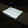 Light panel on conveyor glowing