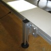 Light panels can be placed in a number of locations Conveyor with light panel