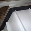 Integrated side rail on a mk KFG-P 2000 Side rail on mk conveyor