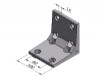 Profile Connector Angle K100s, keyed CAD