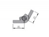 Profile Connector Angle B25 - Series 40 and 50 Drawing