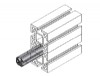 Profile Connector Parallel Connector - Series 40 and 50 Drawing