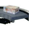 mk curve belt conveyor A curved flat belt conveor with a 90-degree bend