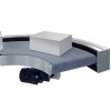 mk curve belt conveyor A curved flat belt conveor with a 90-degree bend