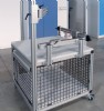 Industrial Extruded Aluminum Workstation with Mesh Side Panels